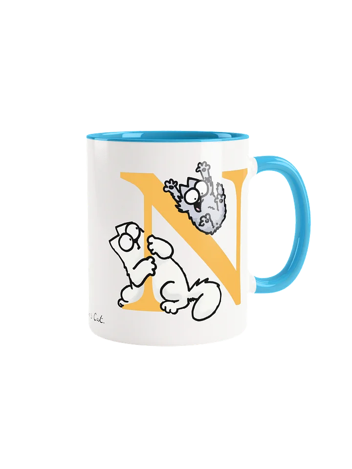 Cat Monogram Mug - N product image (2)