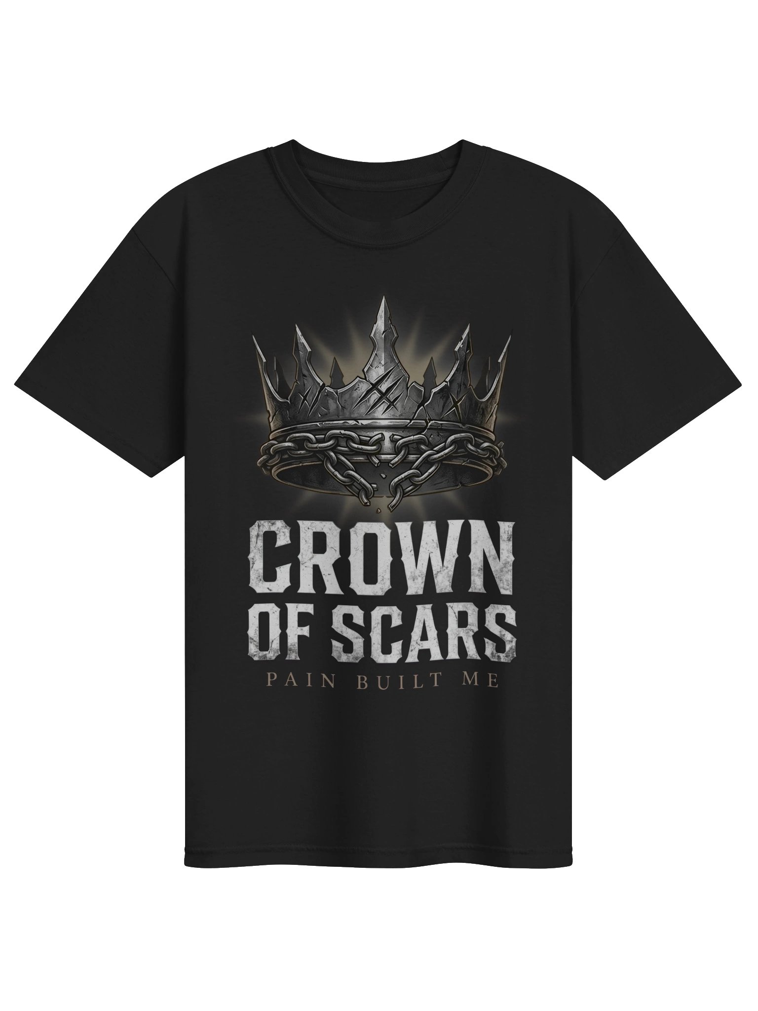 Crown of Scars Tee — Pain Built Me product image (2)