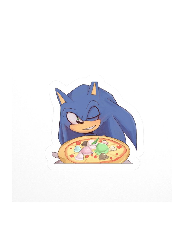 Sonic Pizza Ice Cream - Sticker product image (1)