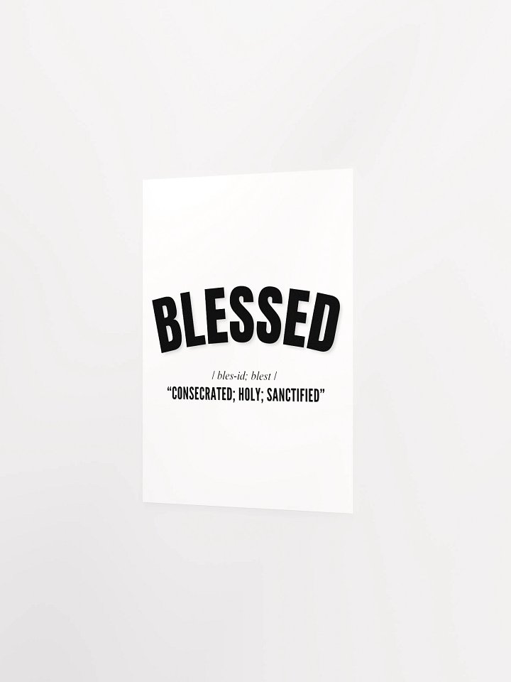 BLESSED PHONETIC POSTER product image (17)