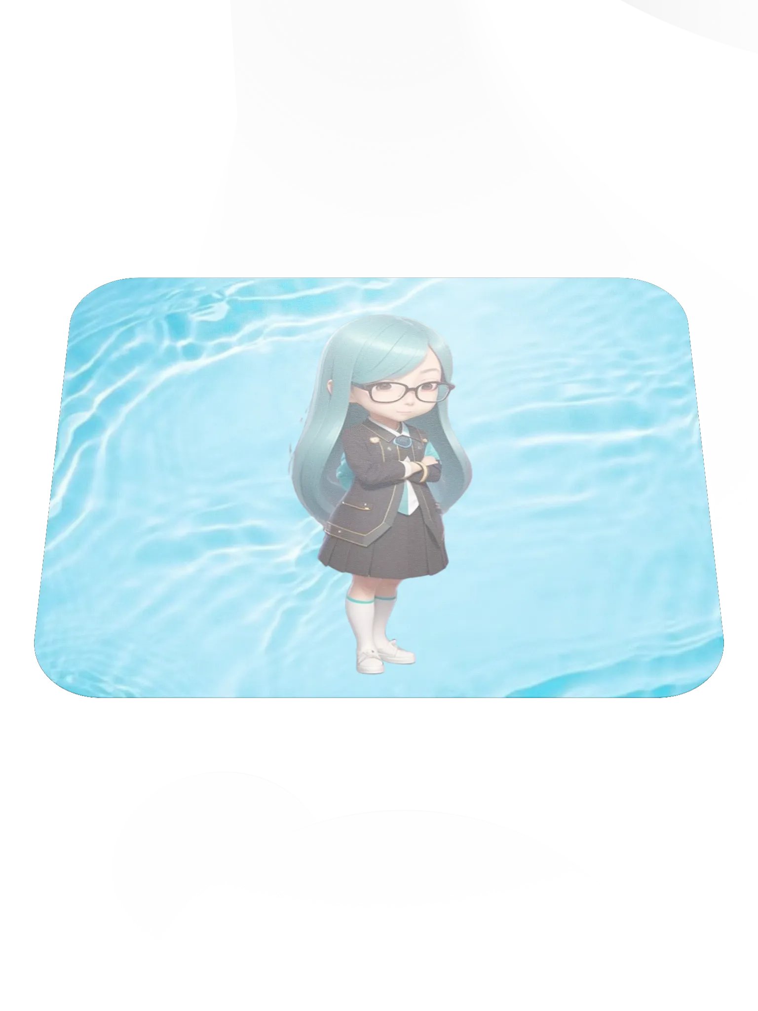 (AQUA CHIBI) K Classic Mouse Pad product image (1)
