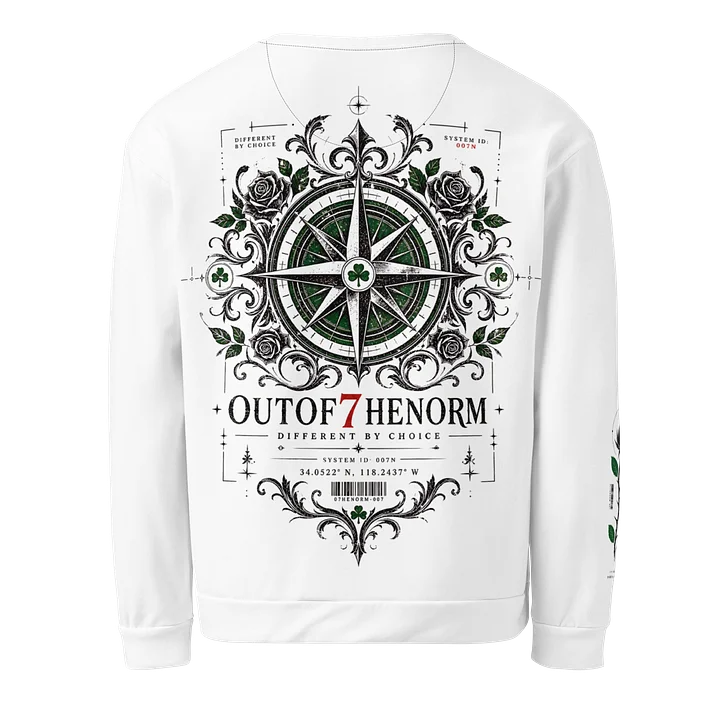 Midnight Rose 7 — All-Over Sweatshirt product image (2)