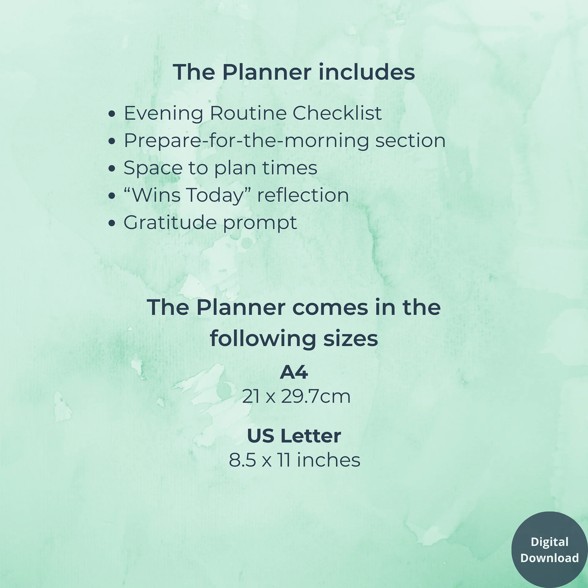 Evening Routine Planner product image (5)