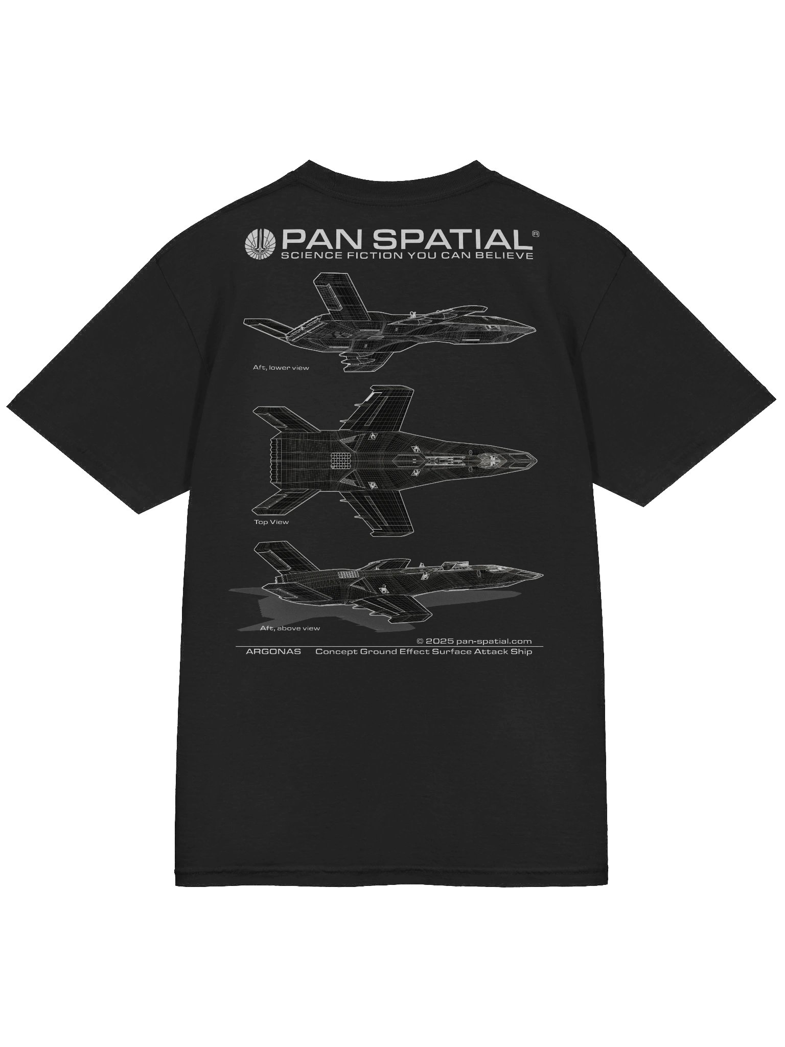 Pan-Spatial 'ARGONAS' T-shirt product image (4)