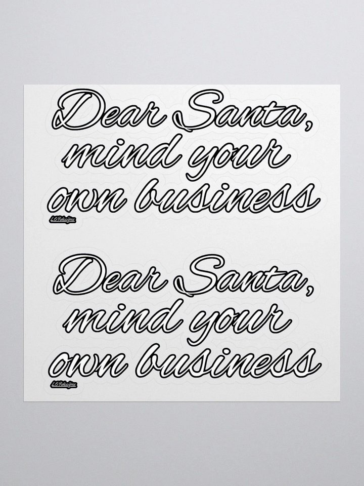 DEAR SANTA, MIND YOUR OWN BUSINESS product image (1)