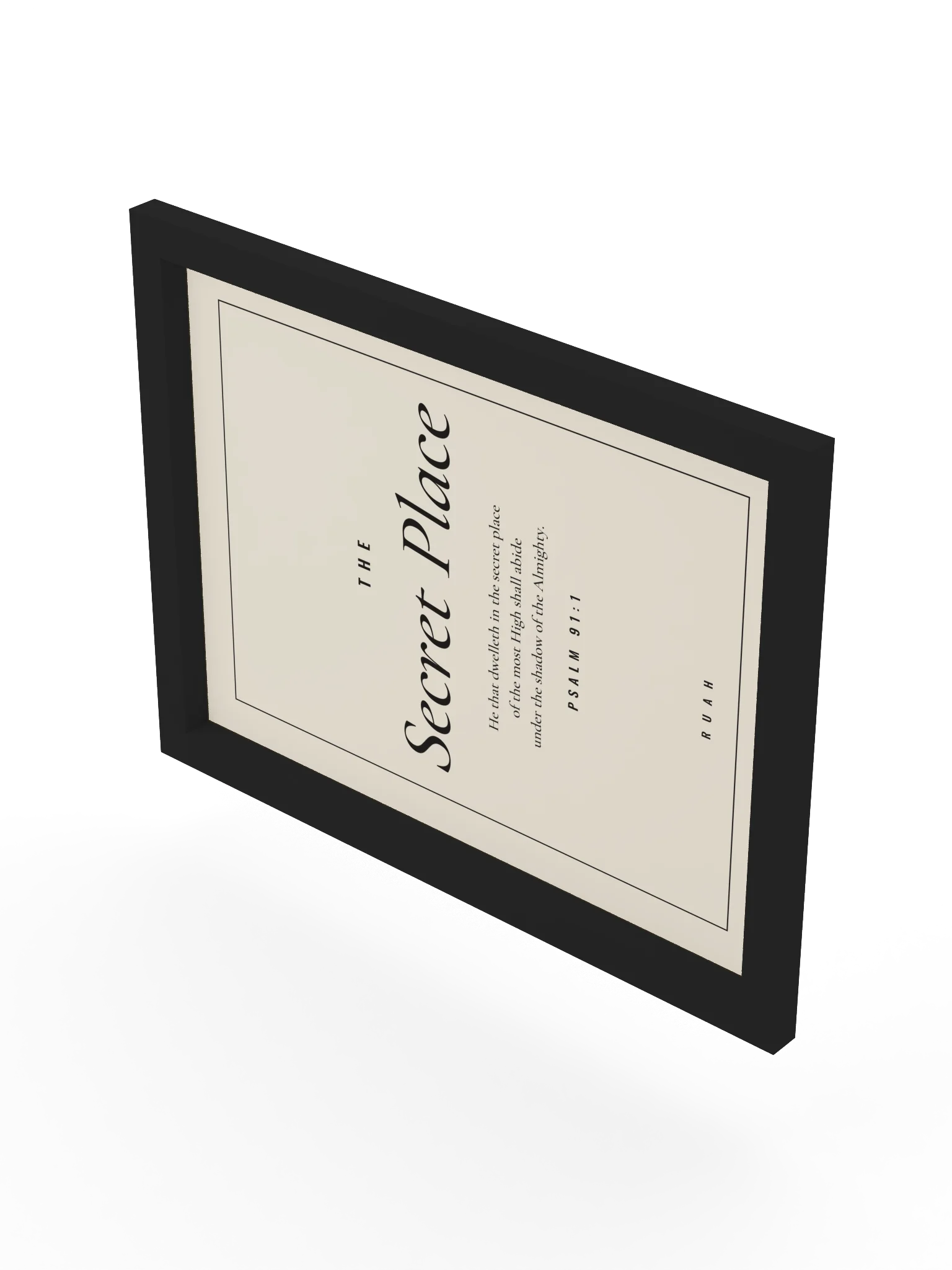 The Secret Place: Psalm 91:1 Framed Poster product image (15)