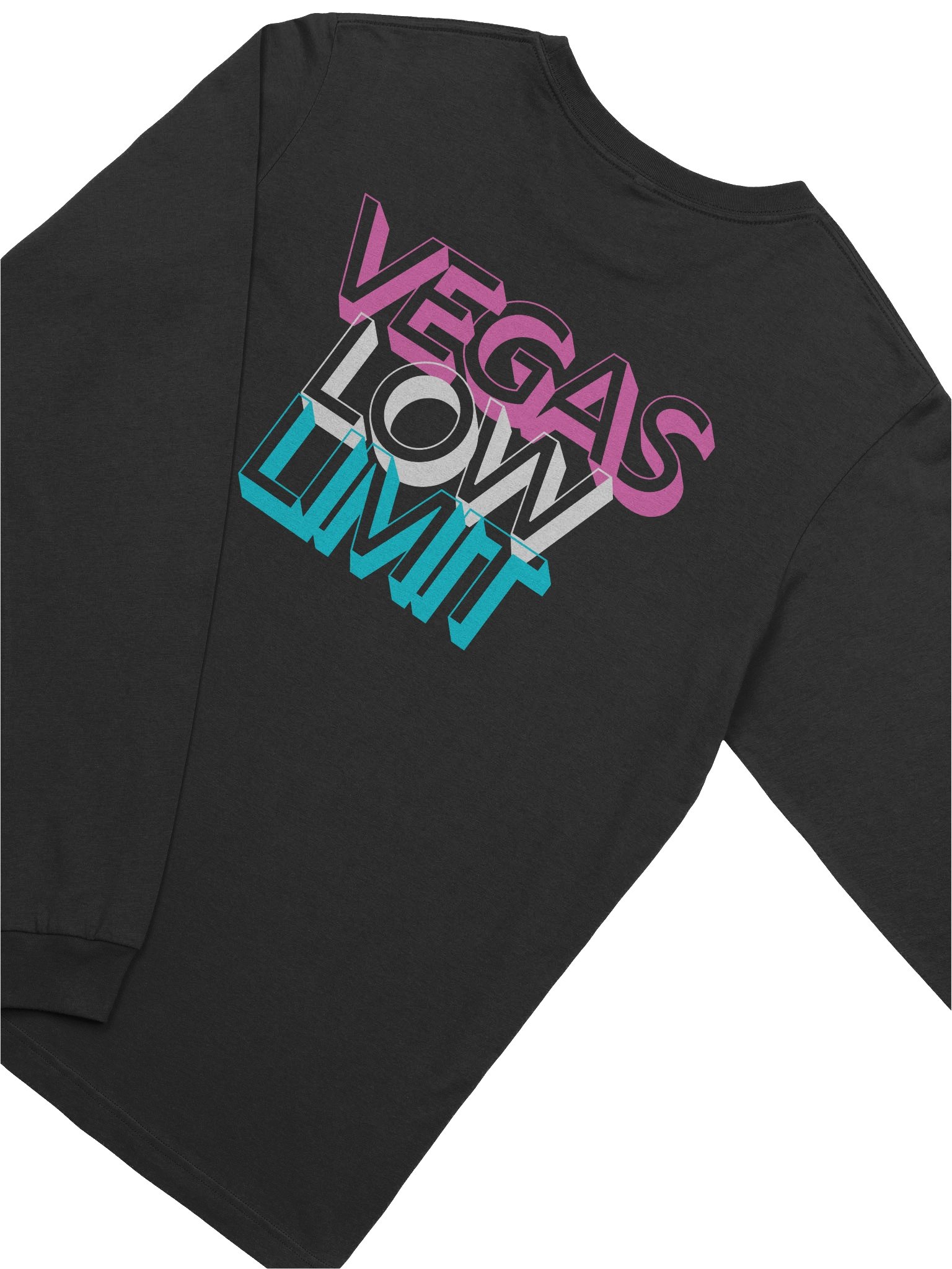 Vegas Low Limit Graphic Long Sleeve Tee product image (34)