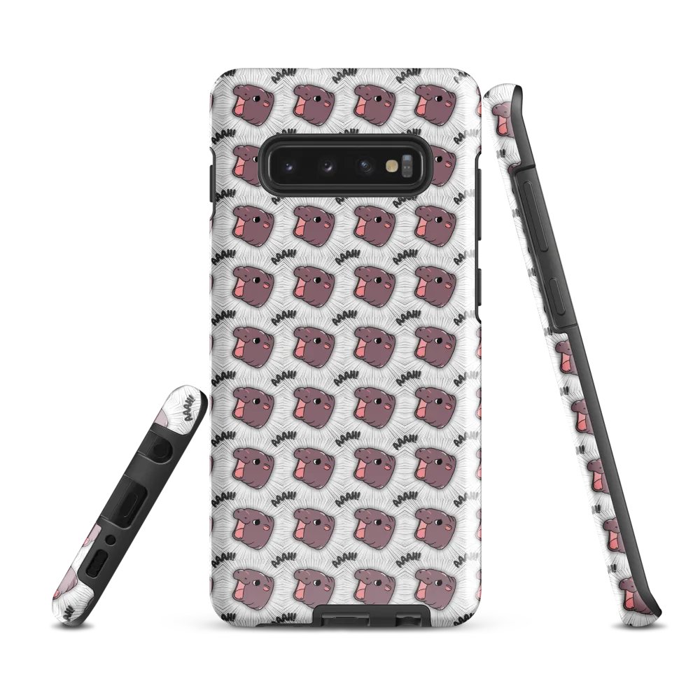 MOODENG'S WHITE AAAH! SAMSUNG® TOUGH CASE product image (1)