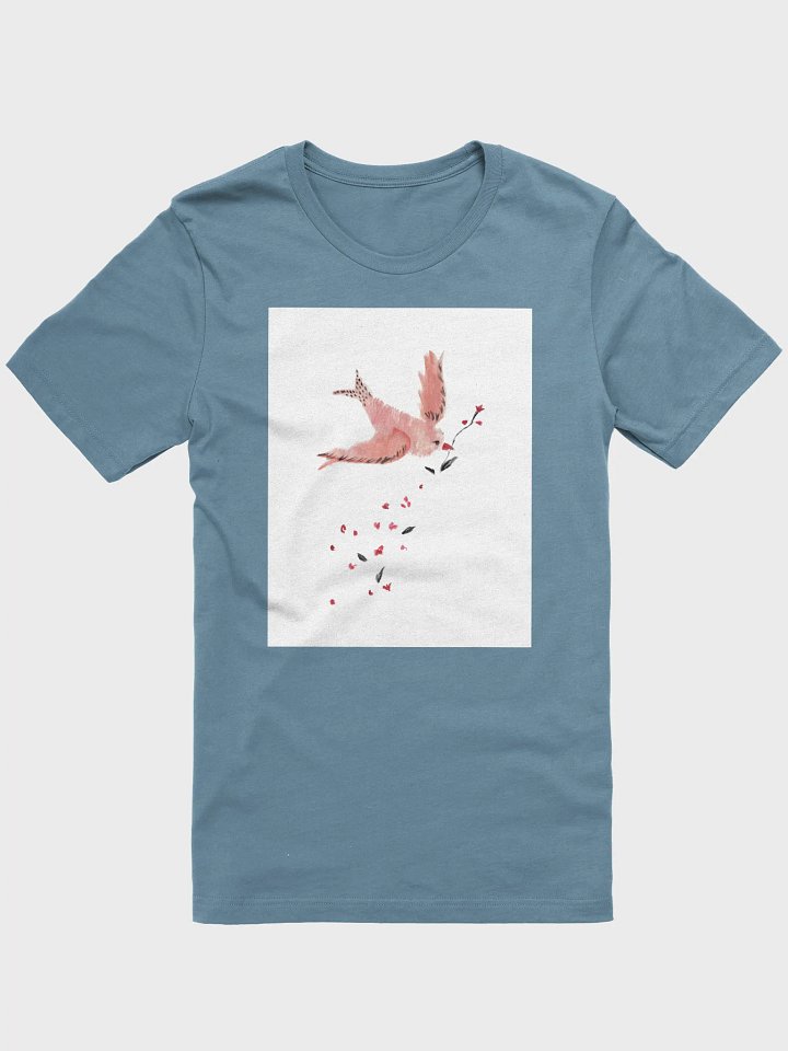 Watercolour Bird with a twig T-Shirt product image (9)
