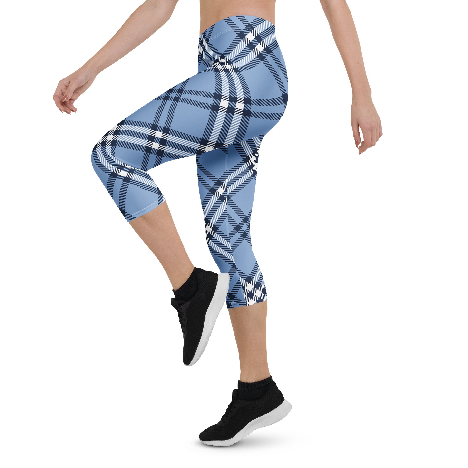 Blue stripes leggings product image (3)