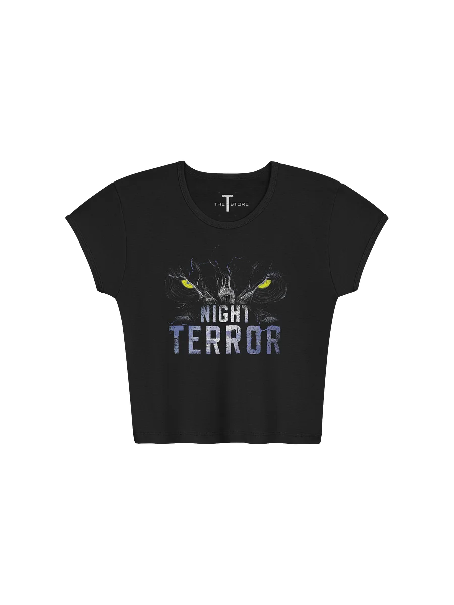 NIGHT TERROR: Women's Crop Top Shirt product image (1)