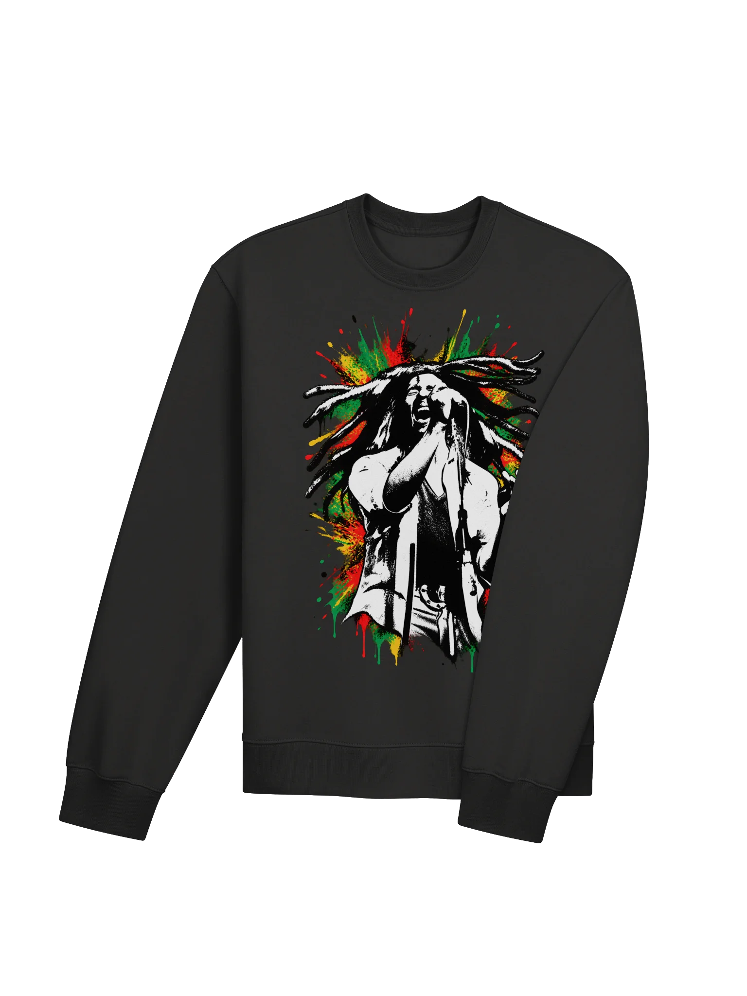 Rasta Mic Splash Oversized Sweatshirt product image (8)