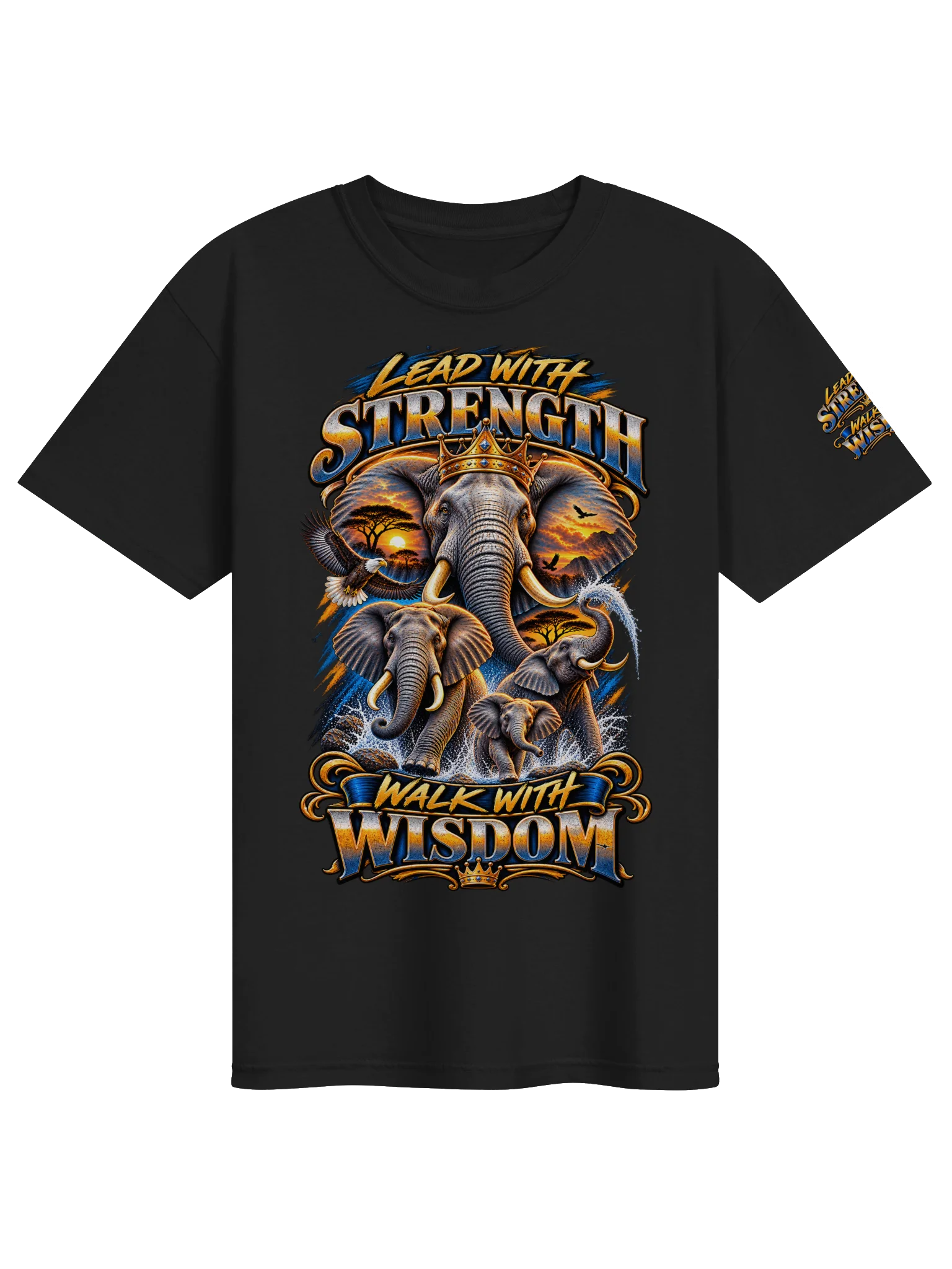 Stop Being Lazy — Lead With Strength, Walk With Wisdom Tee product image (1)