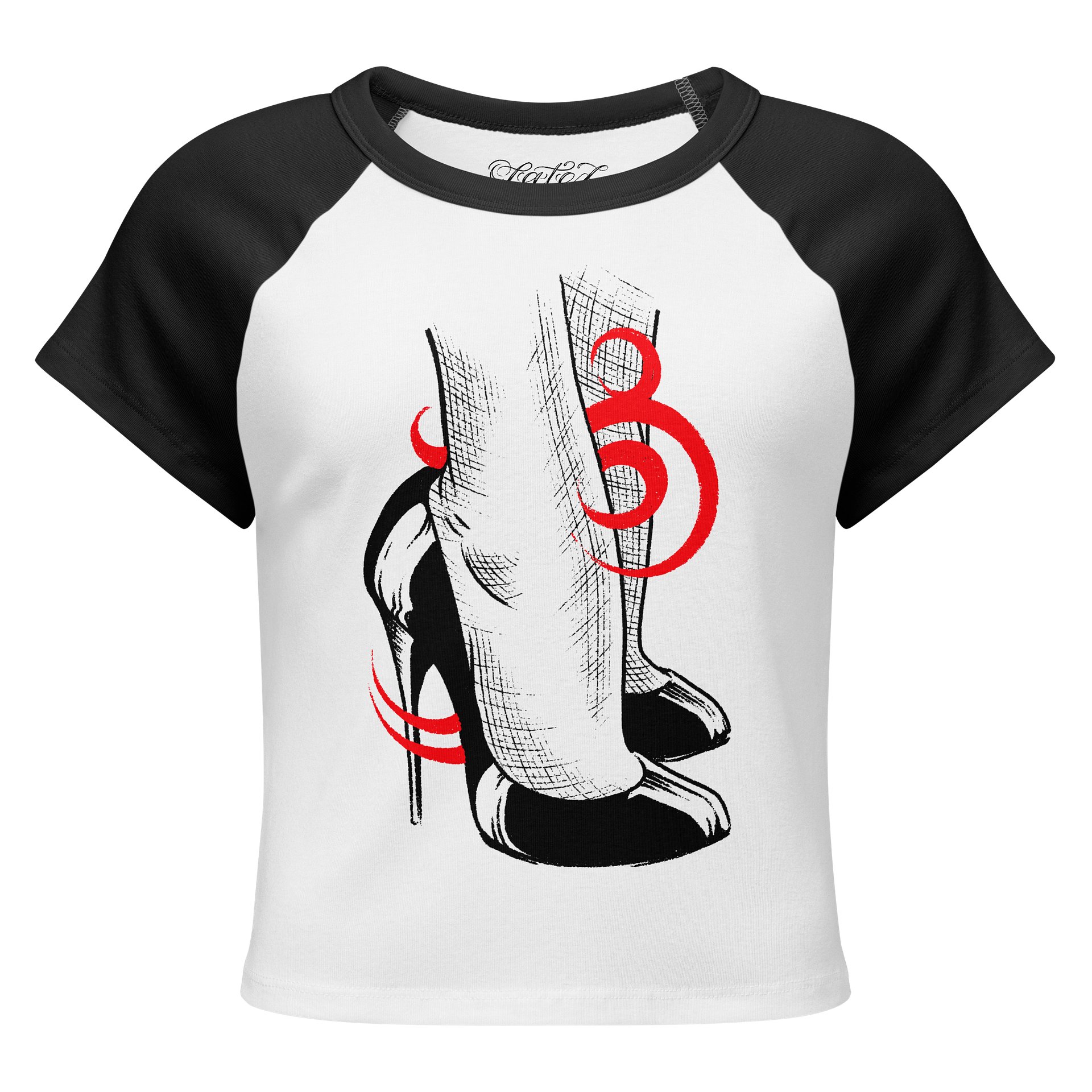 Classy $teppin’ - cropped ringer T product image (1)