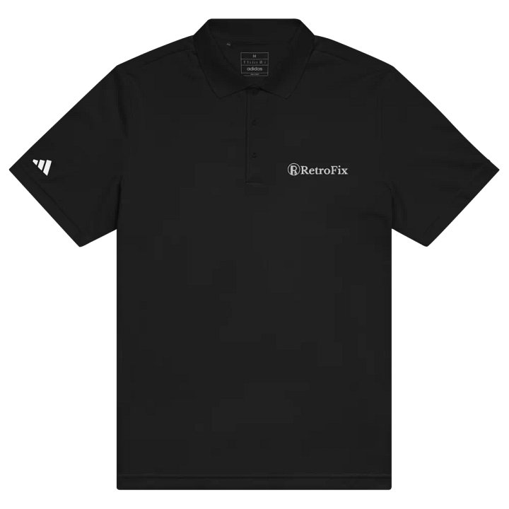 RetroFix Polo White Logo product image (2)