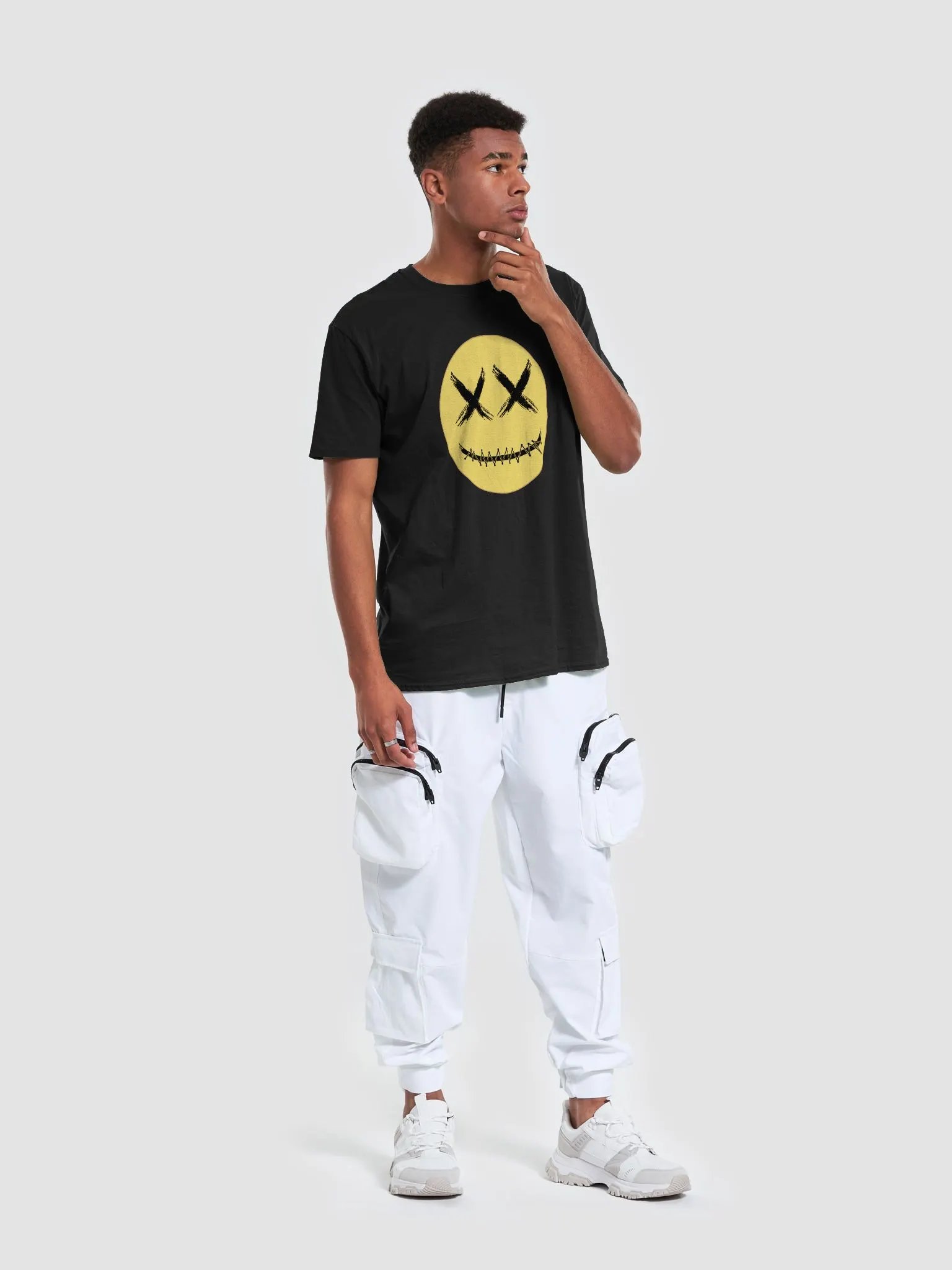 Eerie Emoticon Distressed Tee product image (5)
