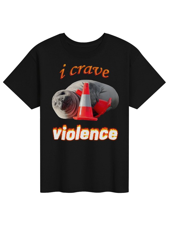 Neil The Seal - I Crave Violence T-shirt product image (1)