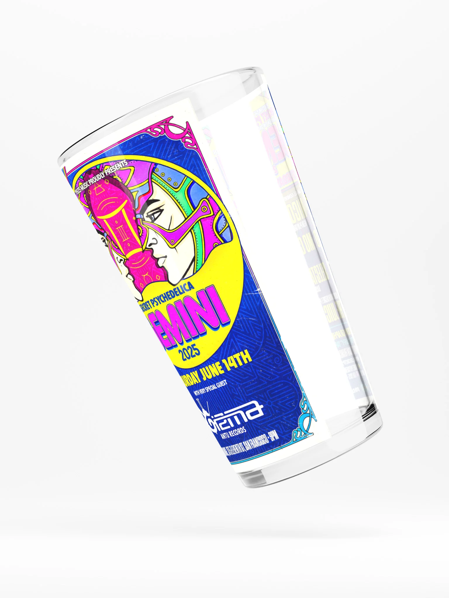 Gemini 2025 Shaker Pint Glass product image (3)