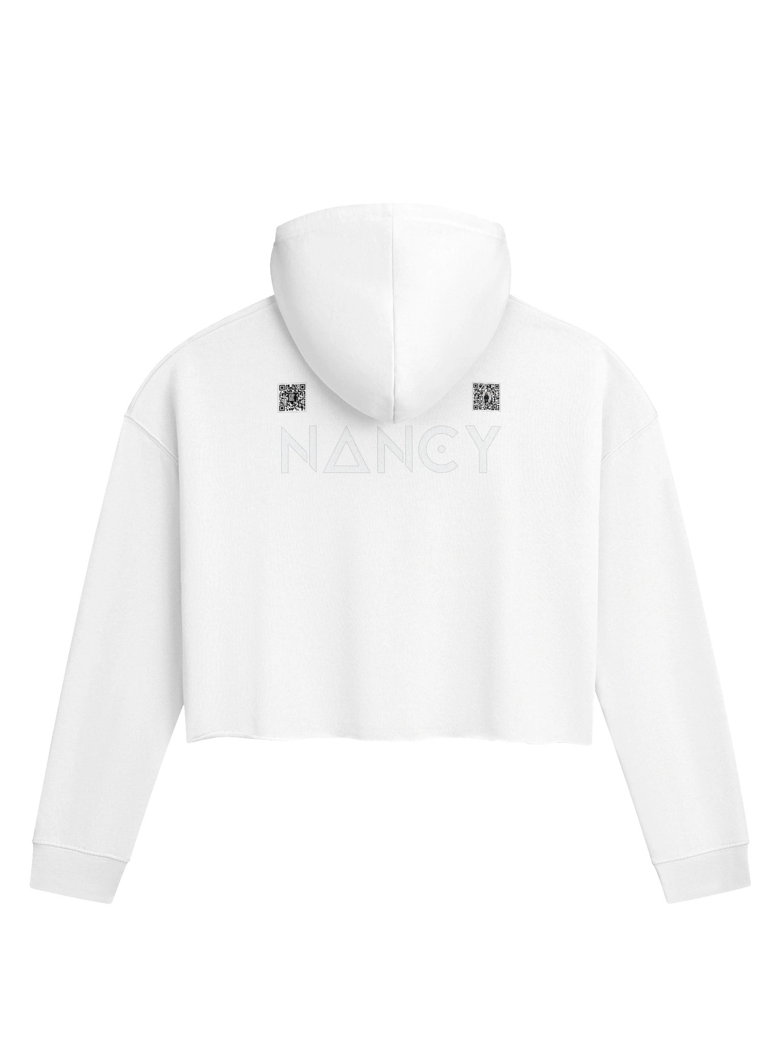 NOBODY LISTEN TO TECHNO Rainbow Cropped Hoodie by @Nancy_dj_official ® product image (23)