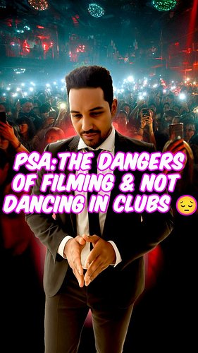 PSA: The dangers are real people 👀 Stay safe on the dancefloor 🙏🏽🔊🫶🏽🪩

For more content like this, check my YT channel: YouTu...