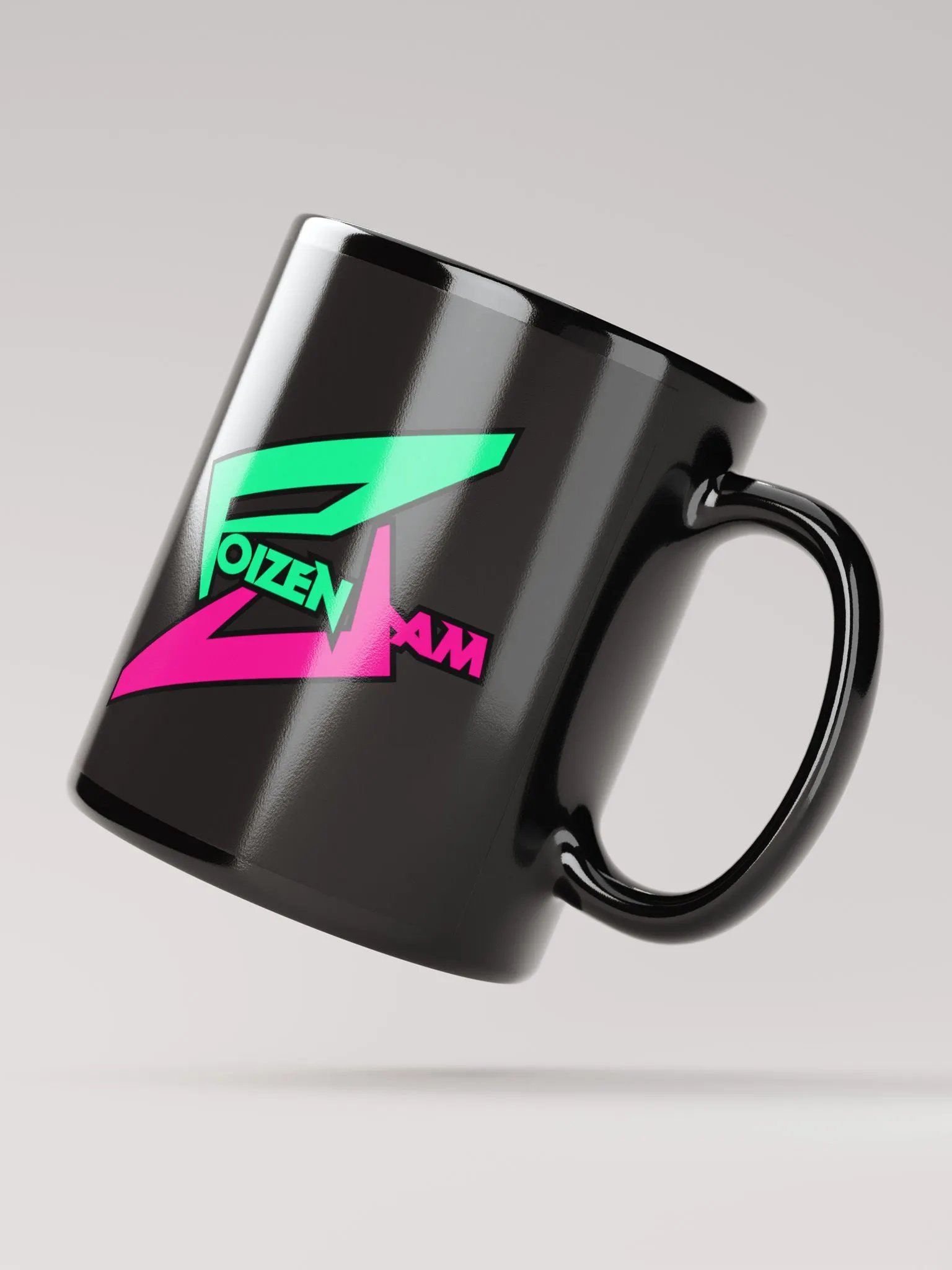 PoizenJam Logo Mug (Black) product image (3)