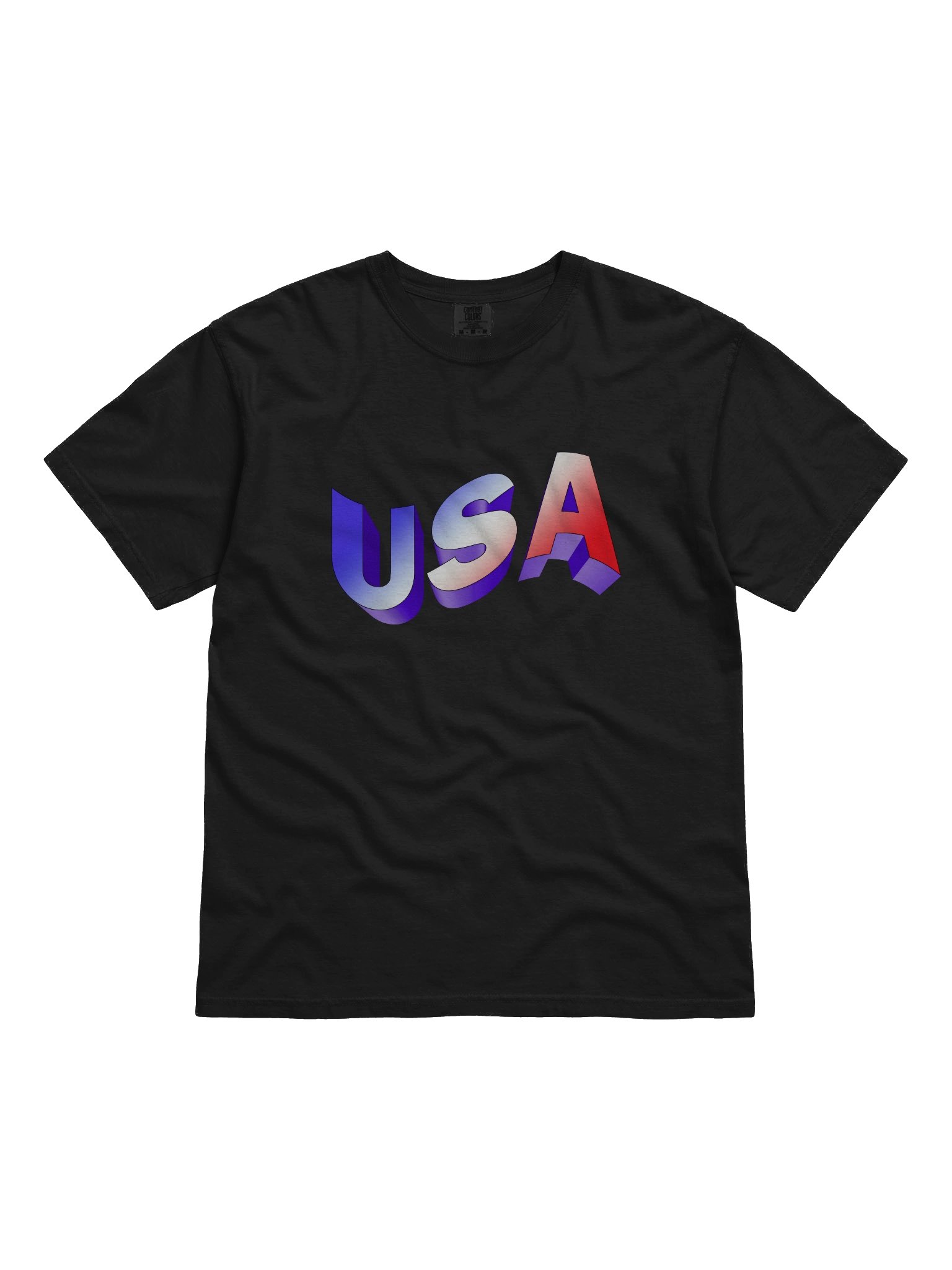 USA 3D gradient Graphic Tee product image (1)