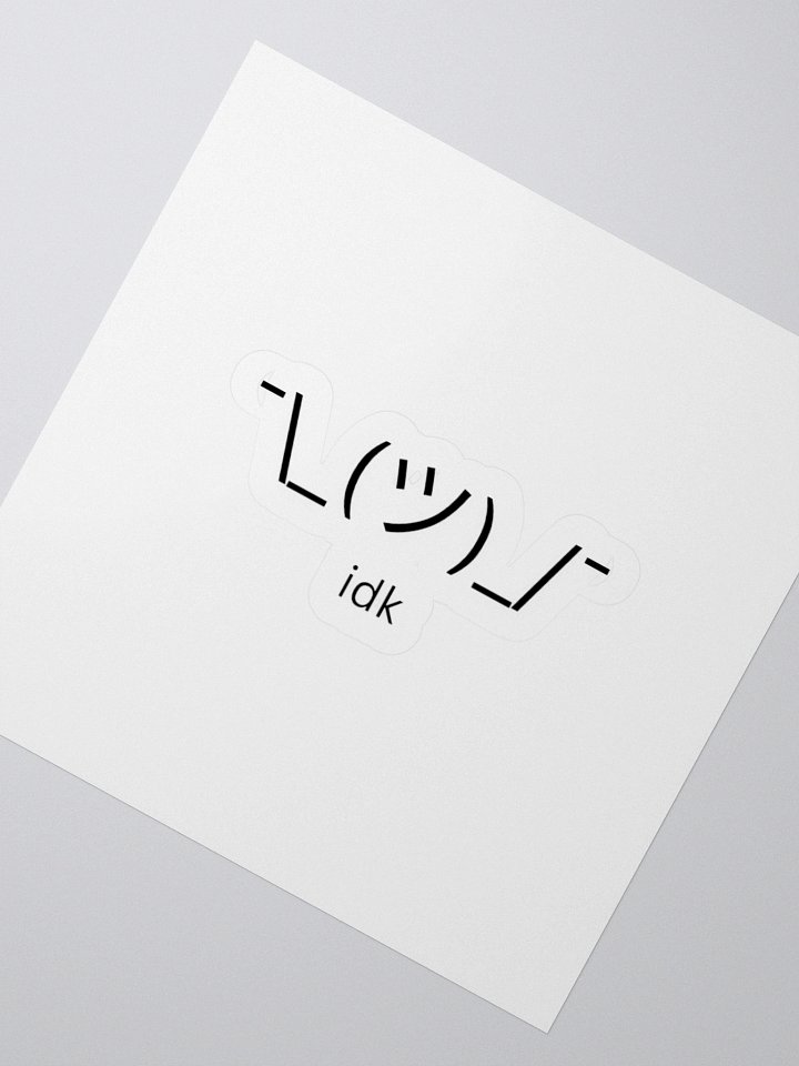 Shrug Sticker product image (2)