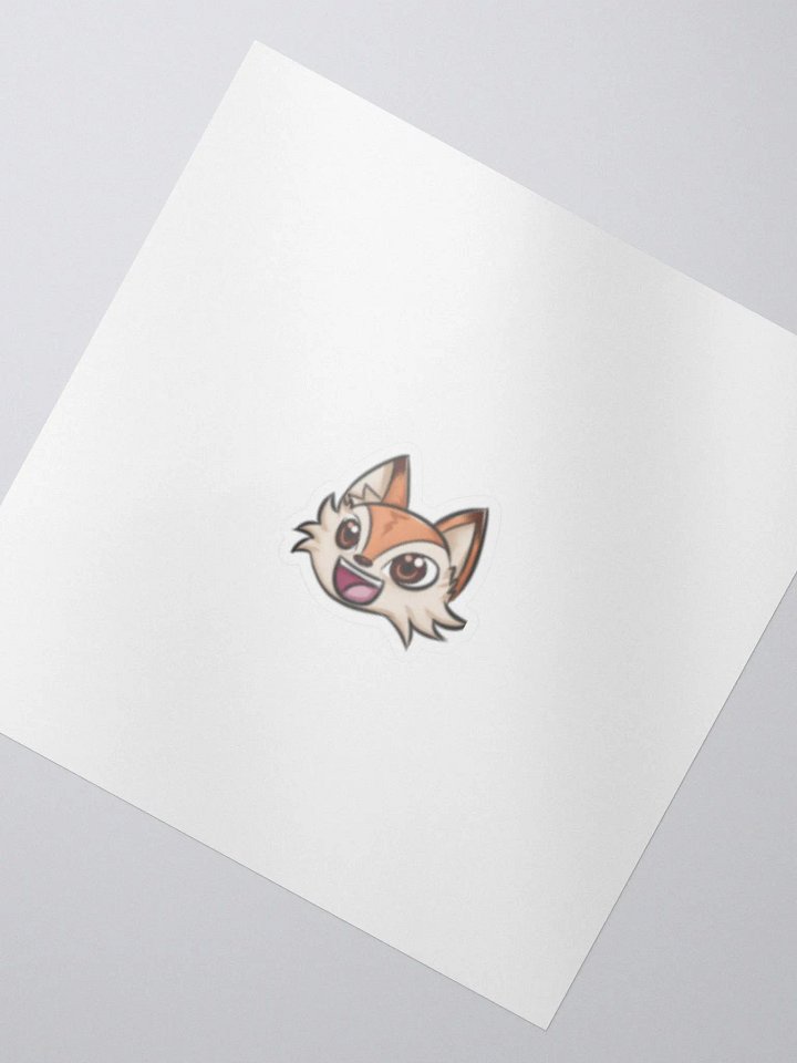 Foxxy Pog Emote Sticker 1.5