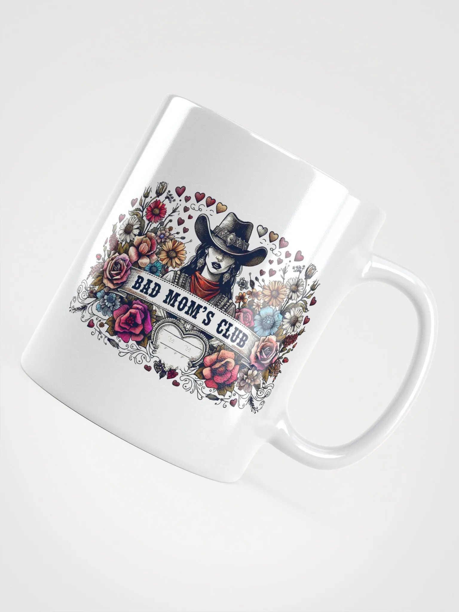 Bad Mom's Club Floral Mug product image (6)