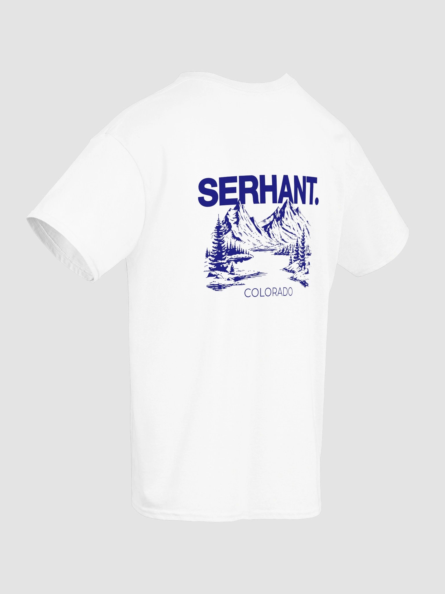 SERHANT. Colorado Mountains White T-Shirt product image (3)