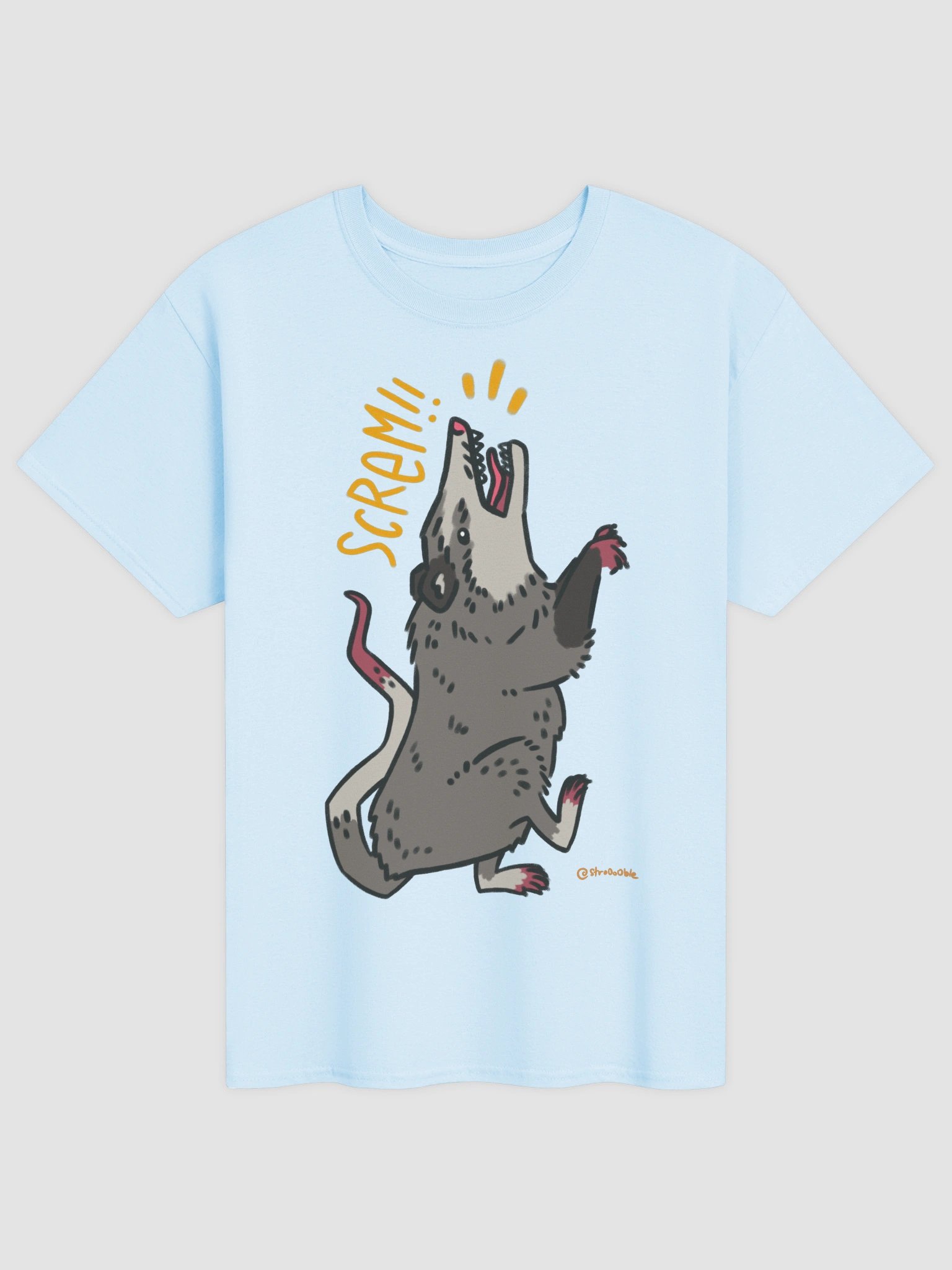 t-shirt : skrem oppossum product image (1)