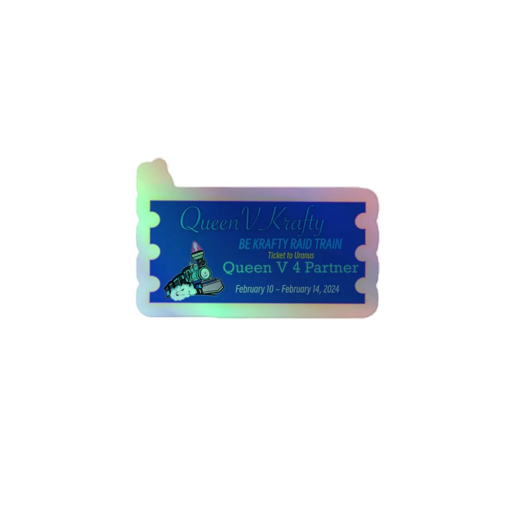 QV4P Raid Train Ticket - REAL DATES product image (1)