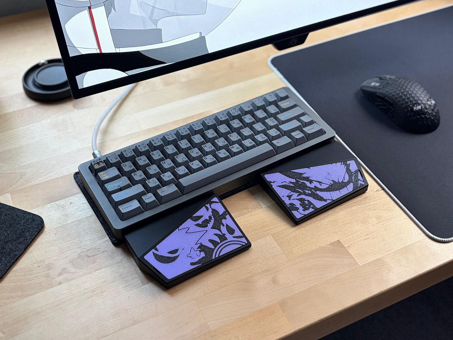 Luminkey Split Palm Rest Custom Inserts product image (2)