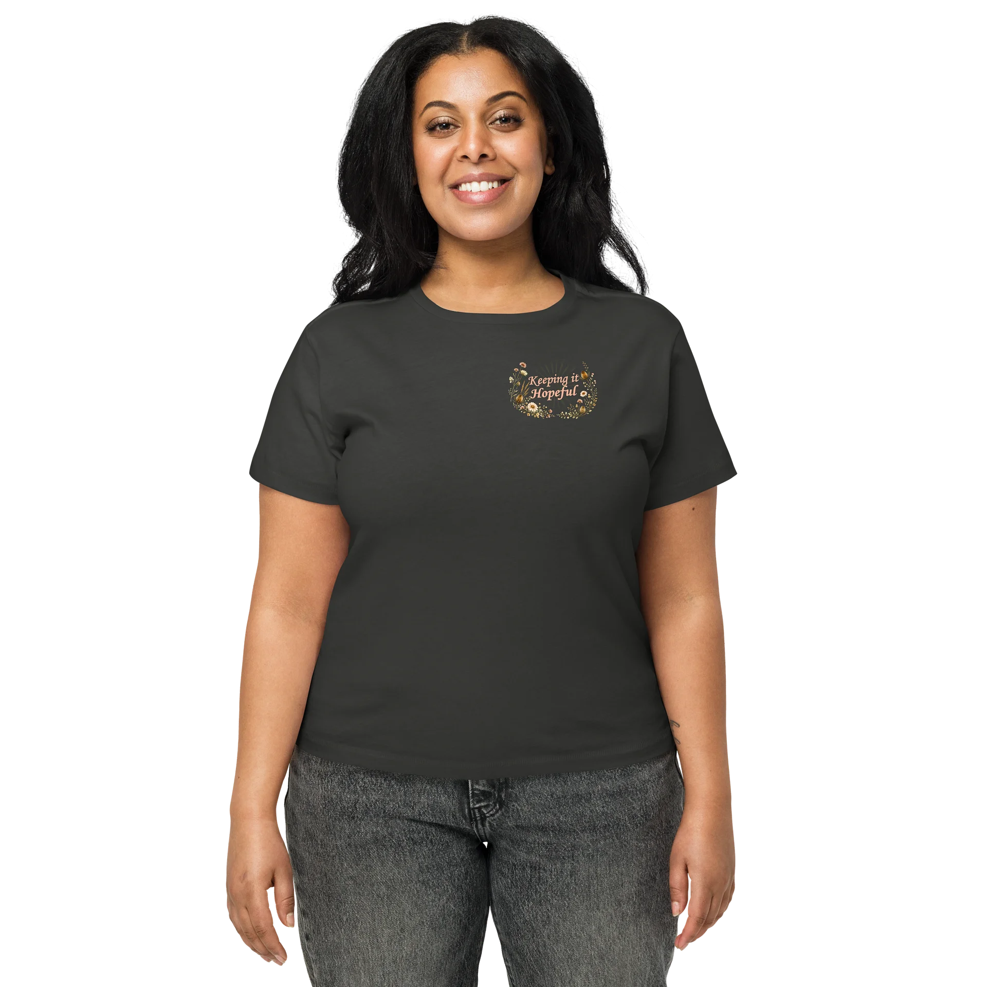 Colossians 3:23 Collection | Women’s High-Waisted Tee product image (22)