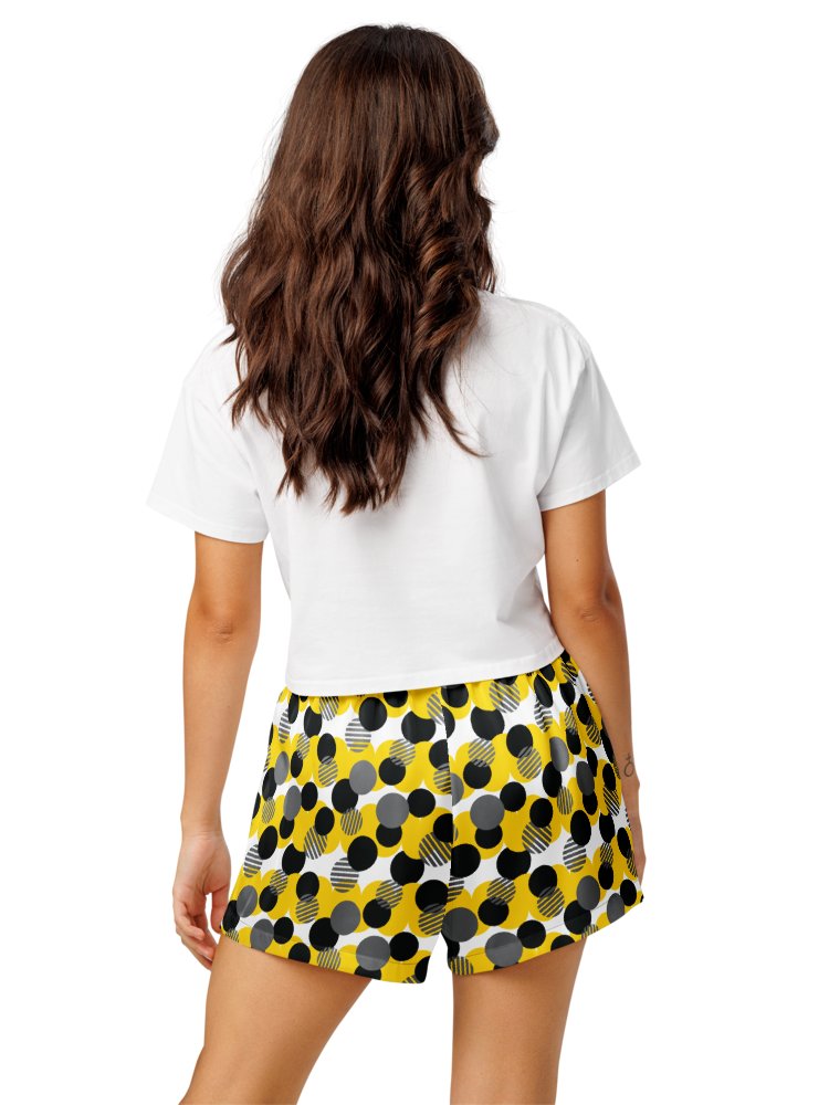 Cozy Chic Modern Geometric Polka Dot All-Over Print Women's Pajama Shorts product image (11)