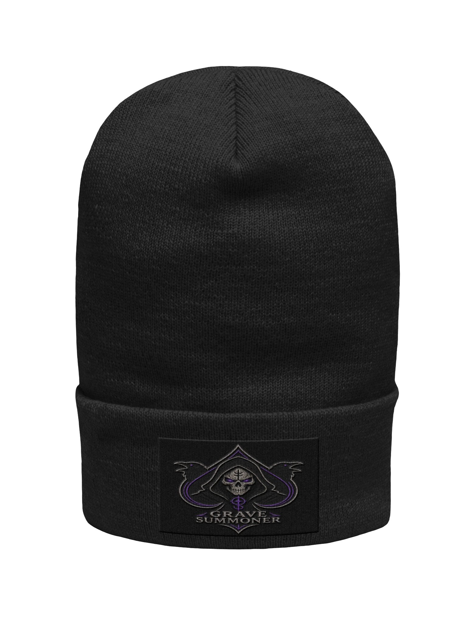 Grave Summoner Embroidered Beanie product image (2)