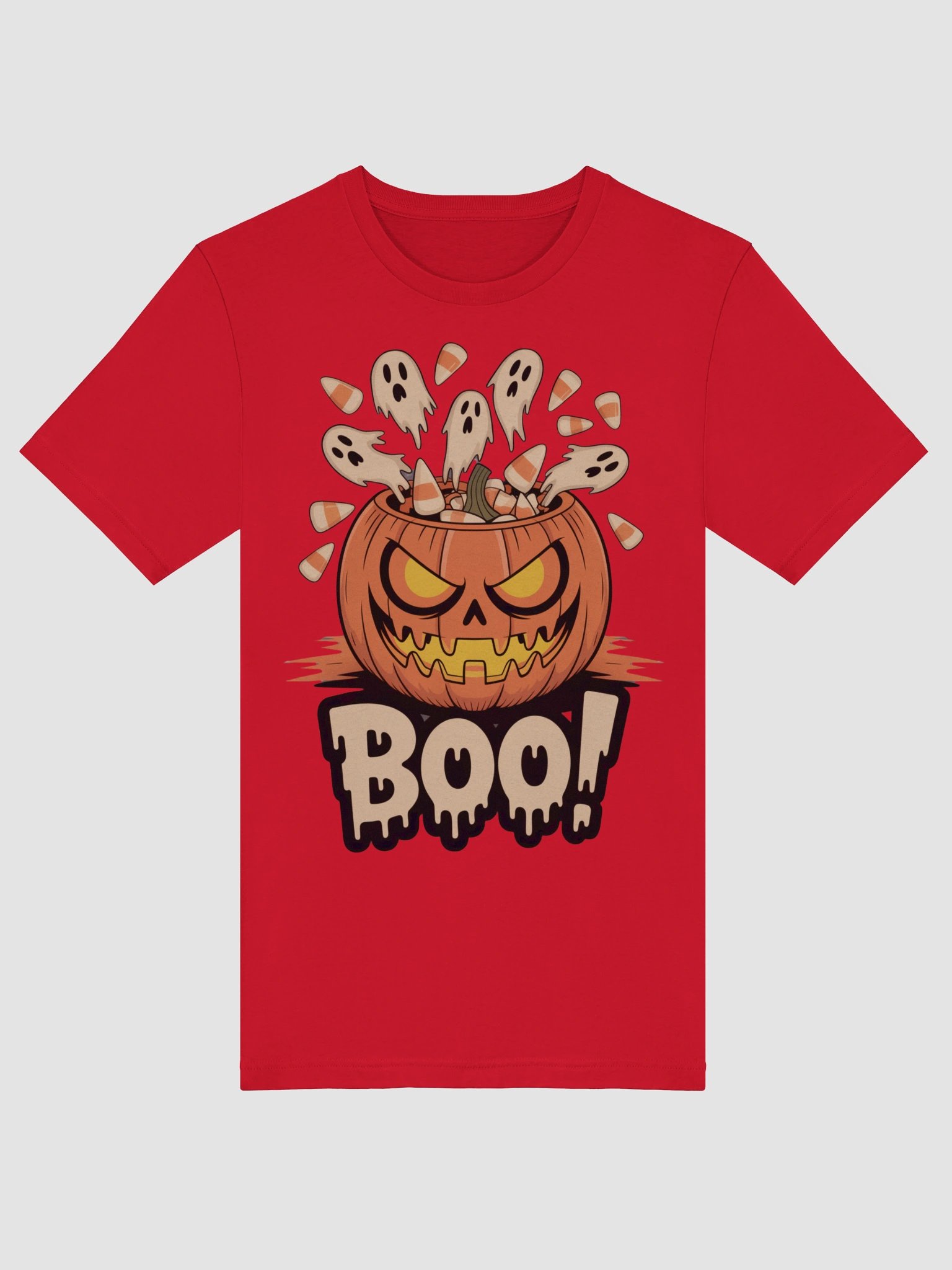 Sinister Exploding Pumpkin Halloween T-Shirt product image (6)