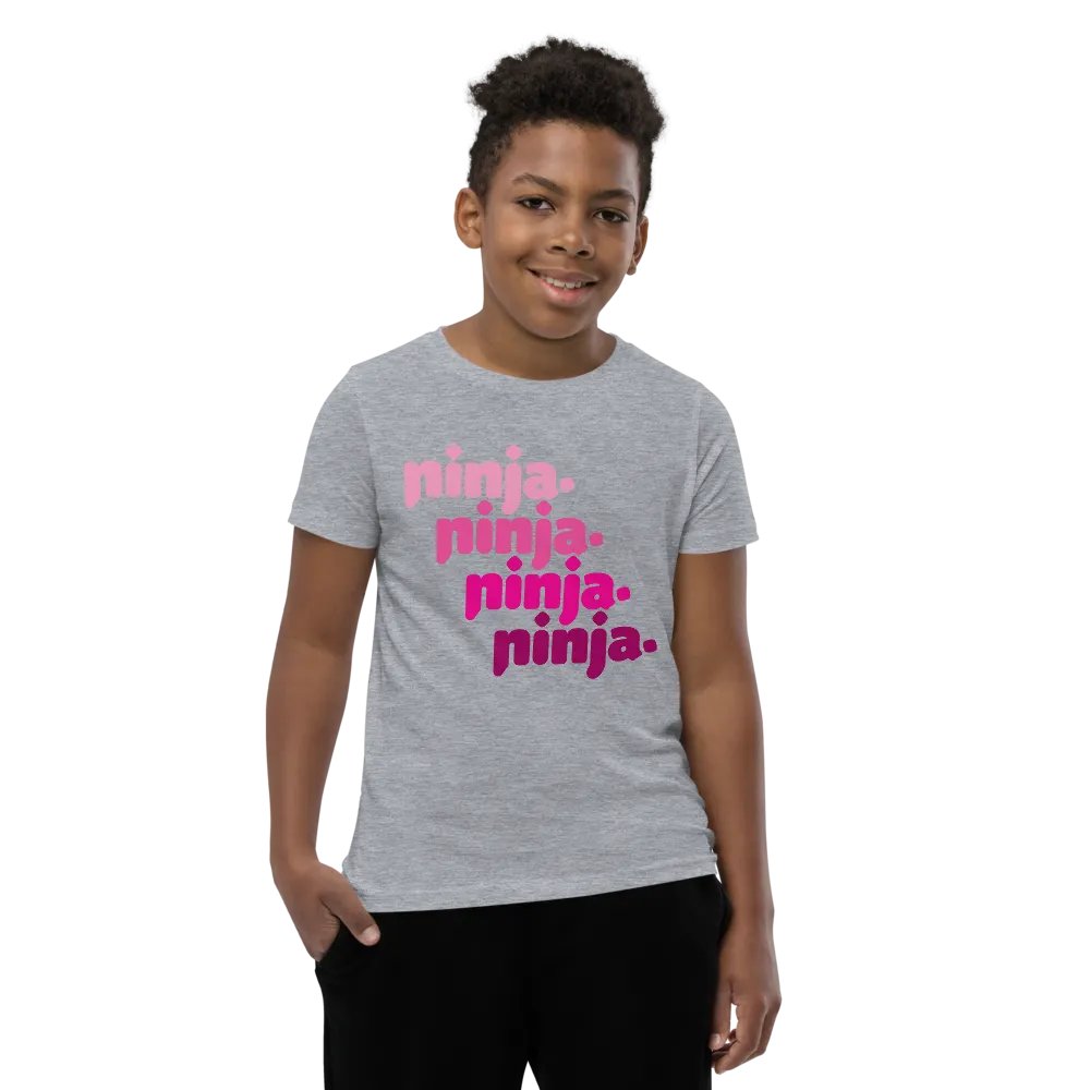 Quad Ninja Kids Tee: Pink product image (8)
