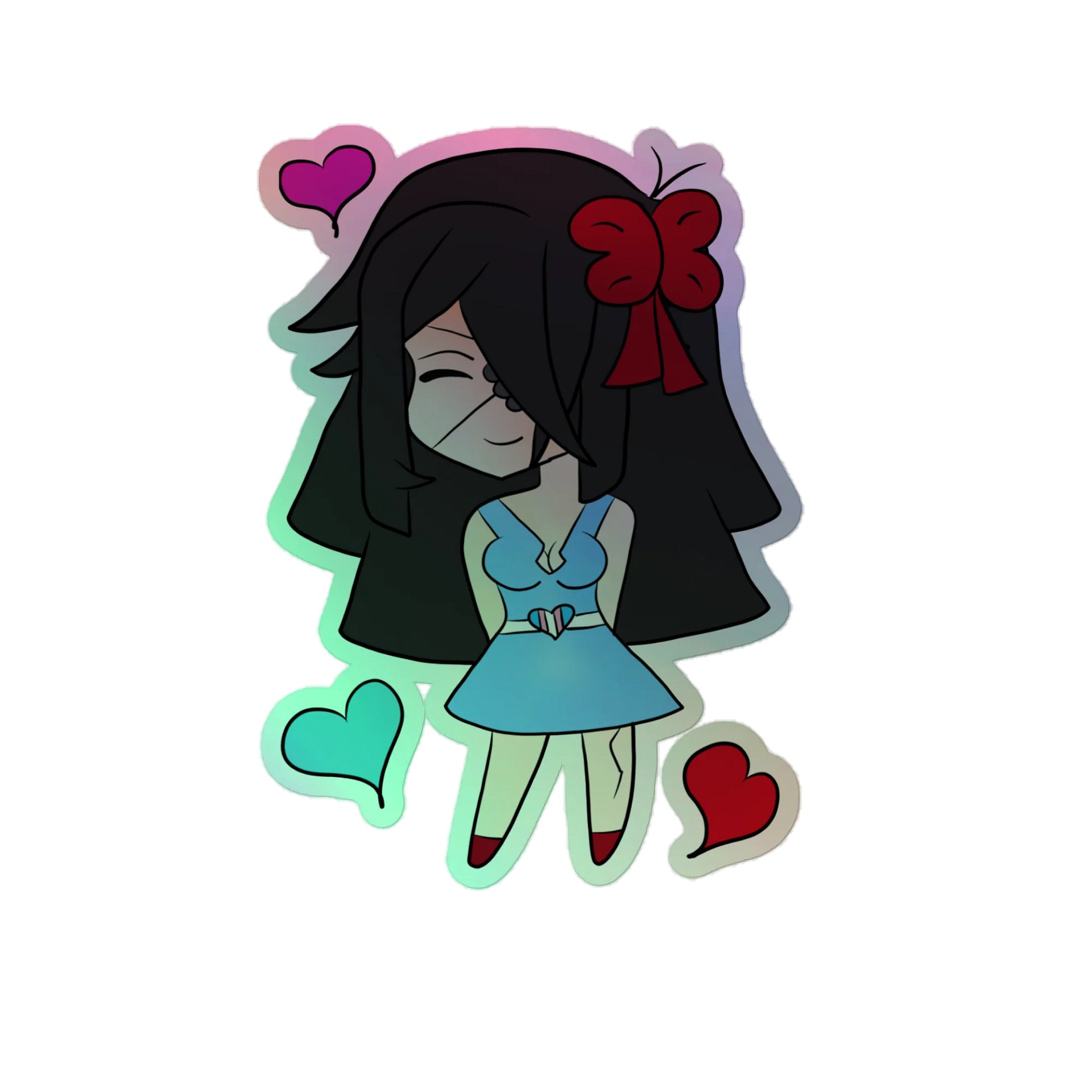 Scuffed Enuff Chibi~ Holo Stickers product image (1)