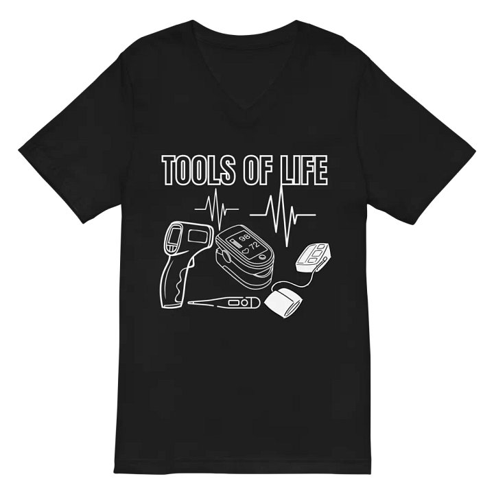 Tools of life, Work Mode Activated V-Neck Tee product image (2)