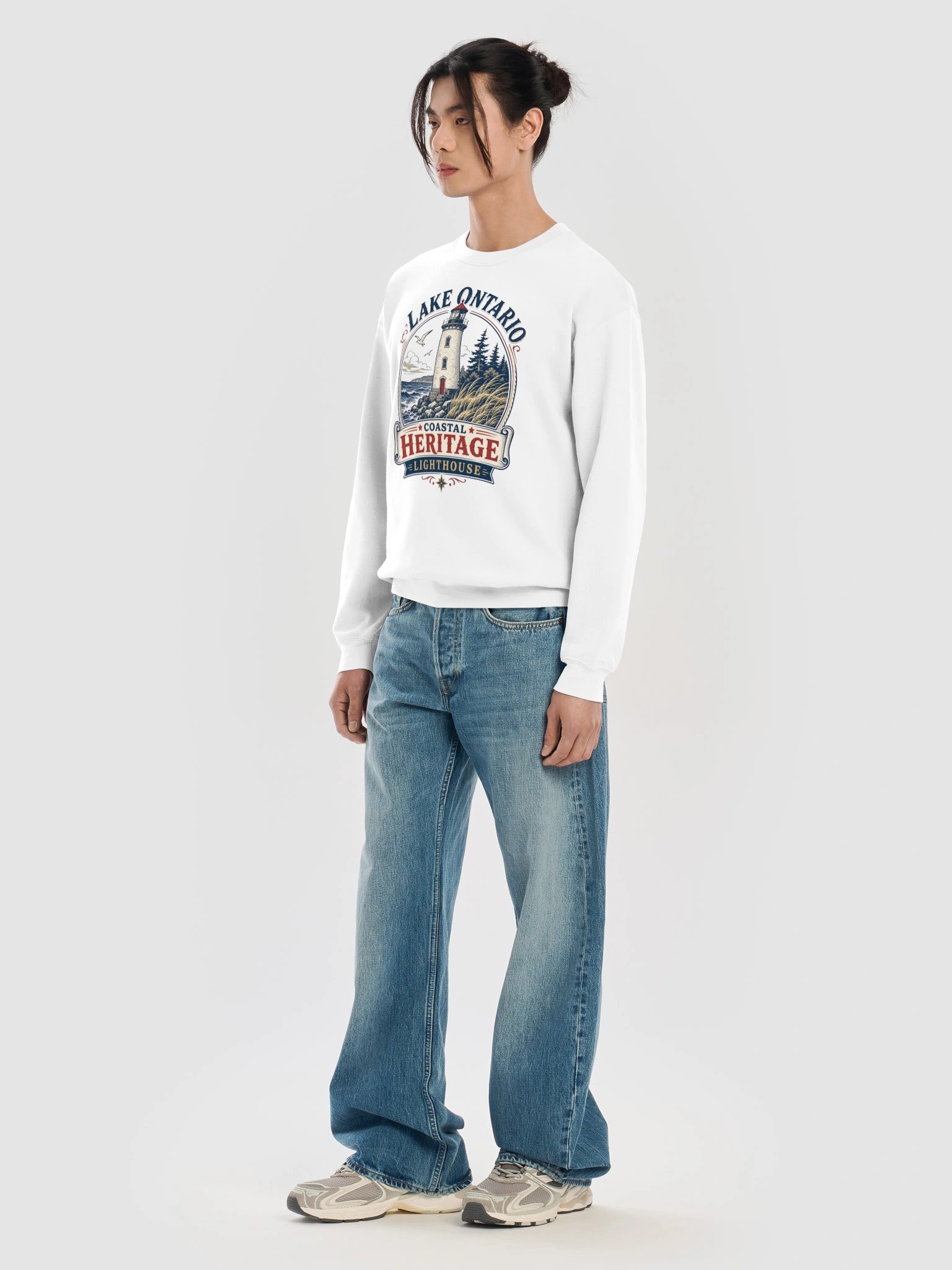 Lake Ontario Coastal Heritage Crewneck Sweatshirt product image (15)