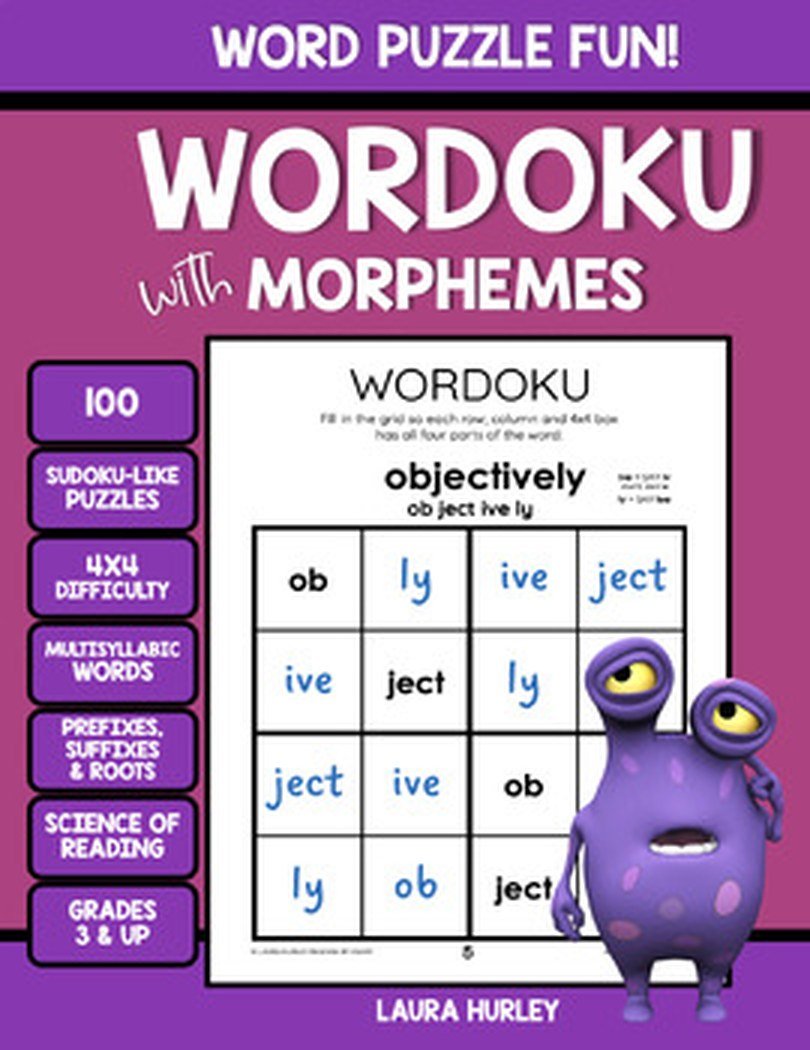 Multisyllabic Word Fun: Wordoku 100 4x4 Puzzles (Grades 4-8) product image (1)