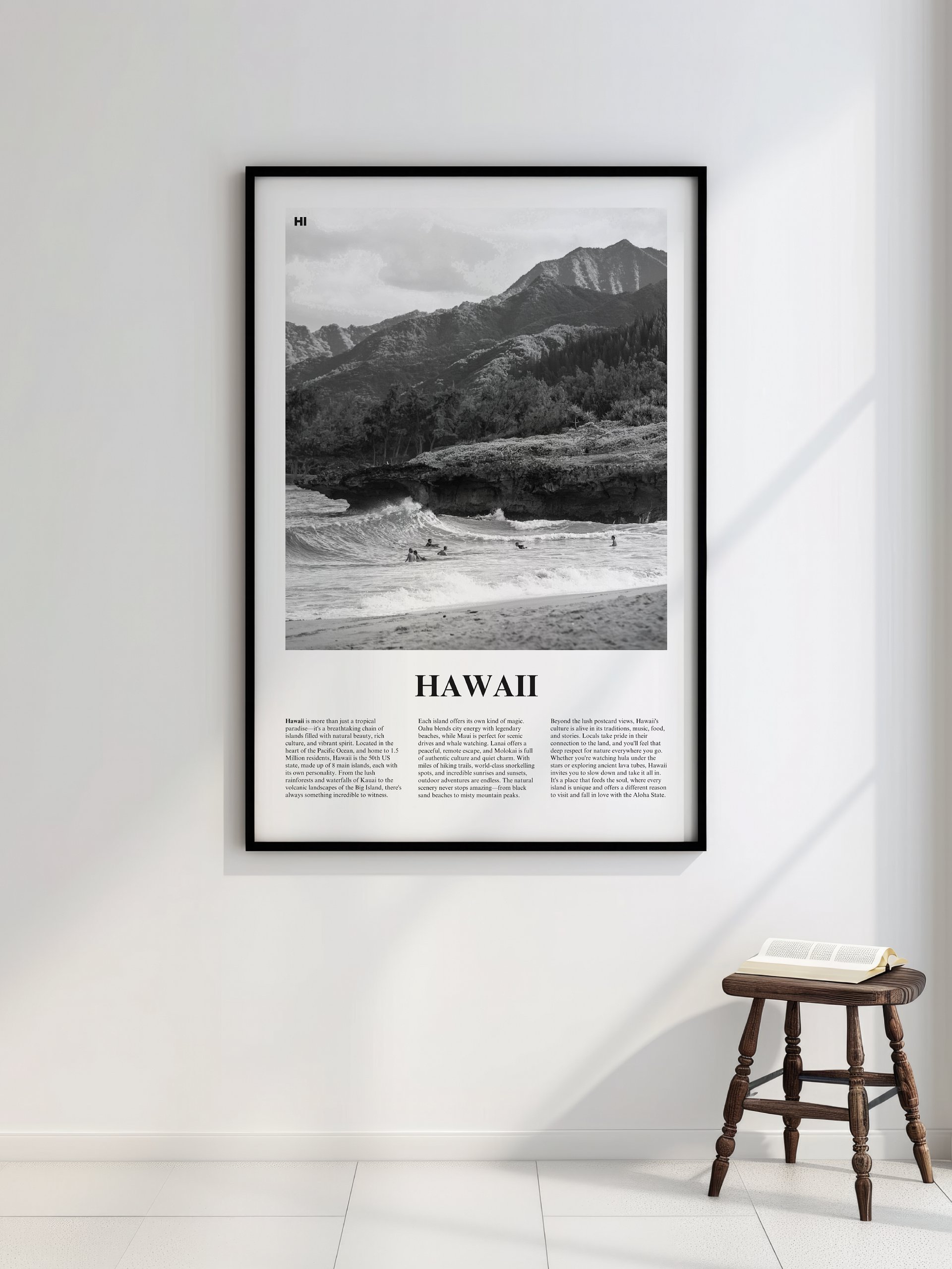 Hawaii 01 Newspaper Poster product image (2)