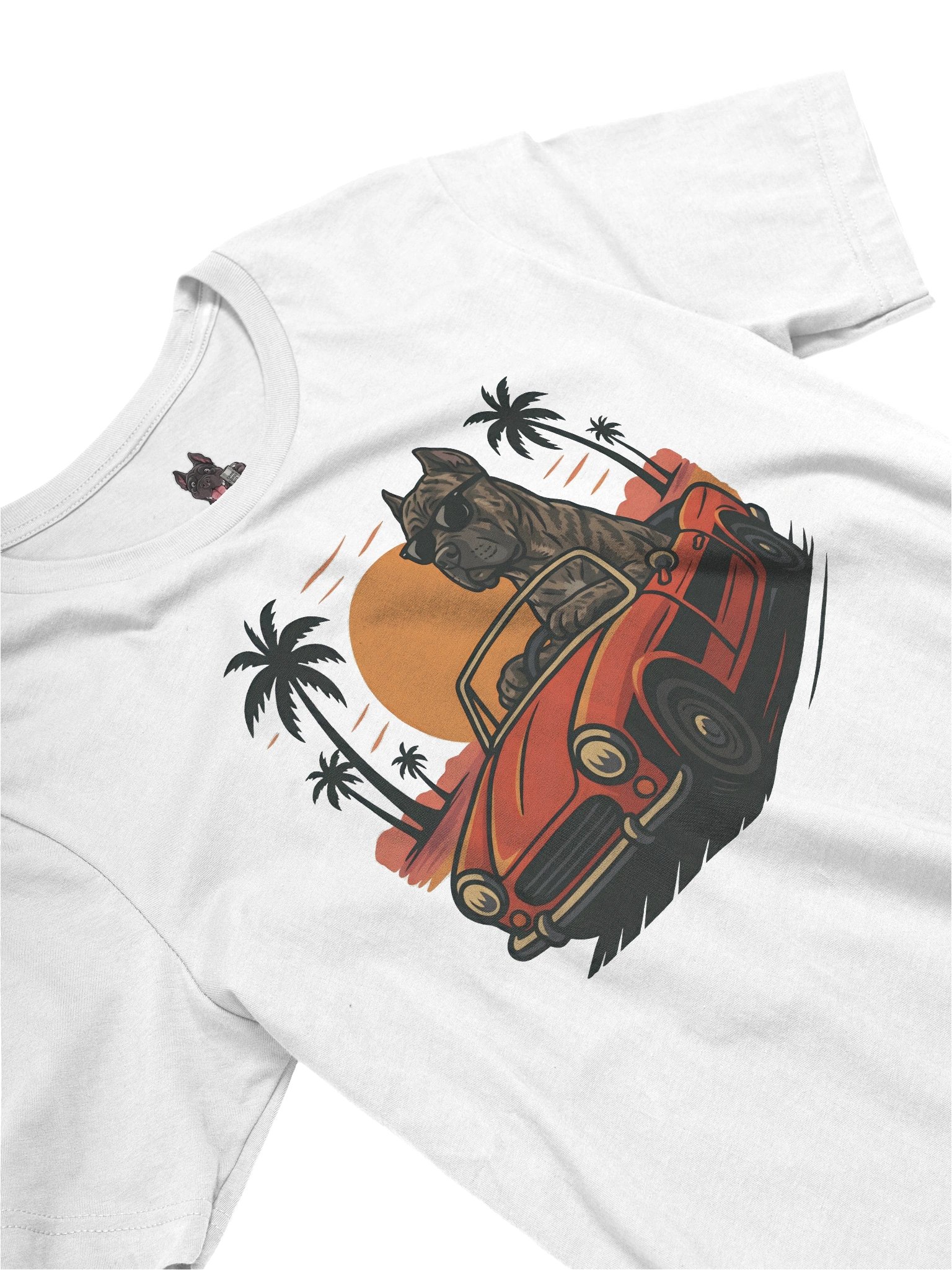 Brindle Cane Corso Beach Cruise T-Shirt product image (2)