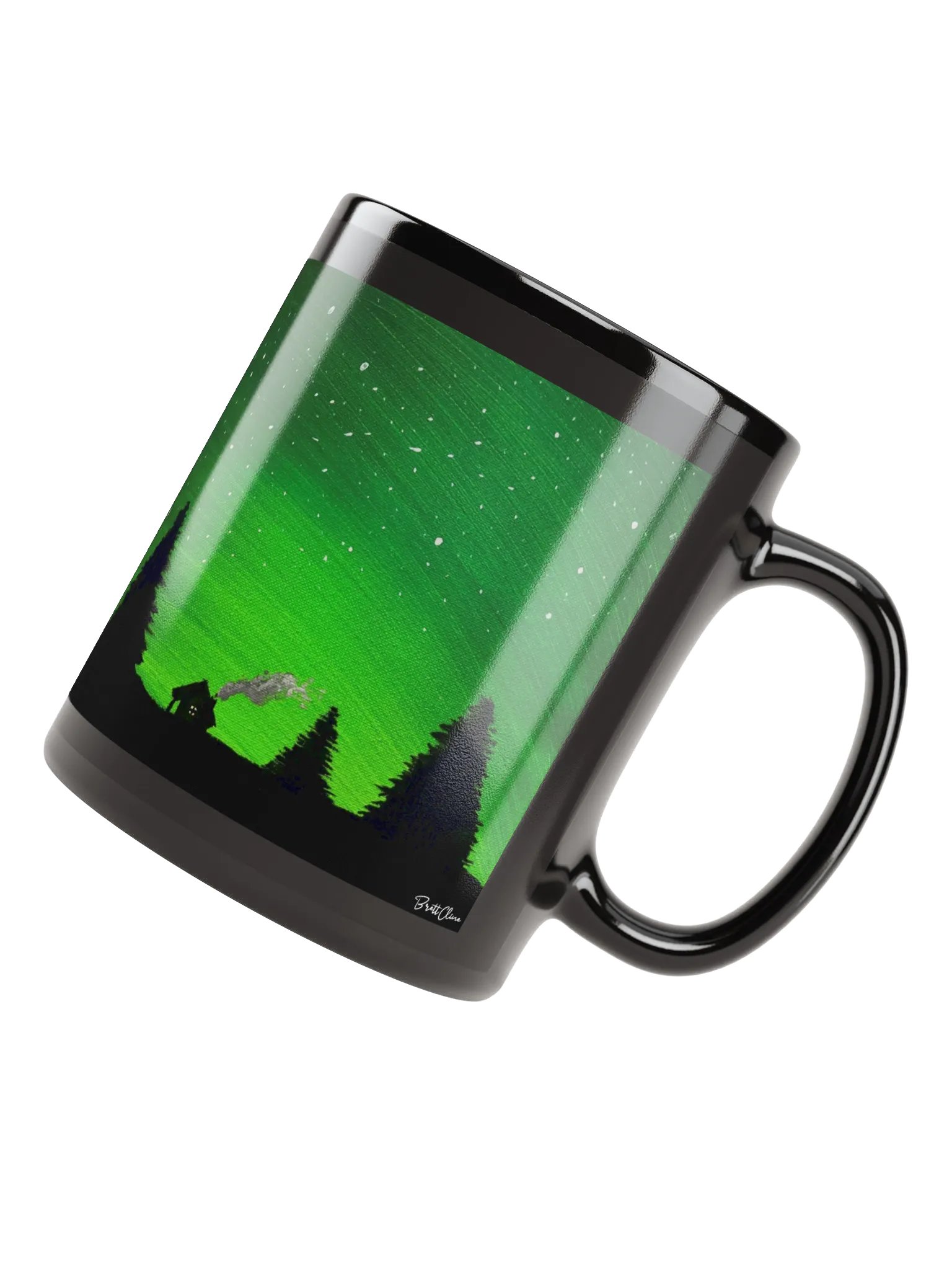 "Hearthlight" Mug in black product image (4)