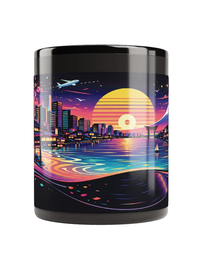NEON HARBOR SUNSET MUG product image (1)