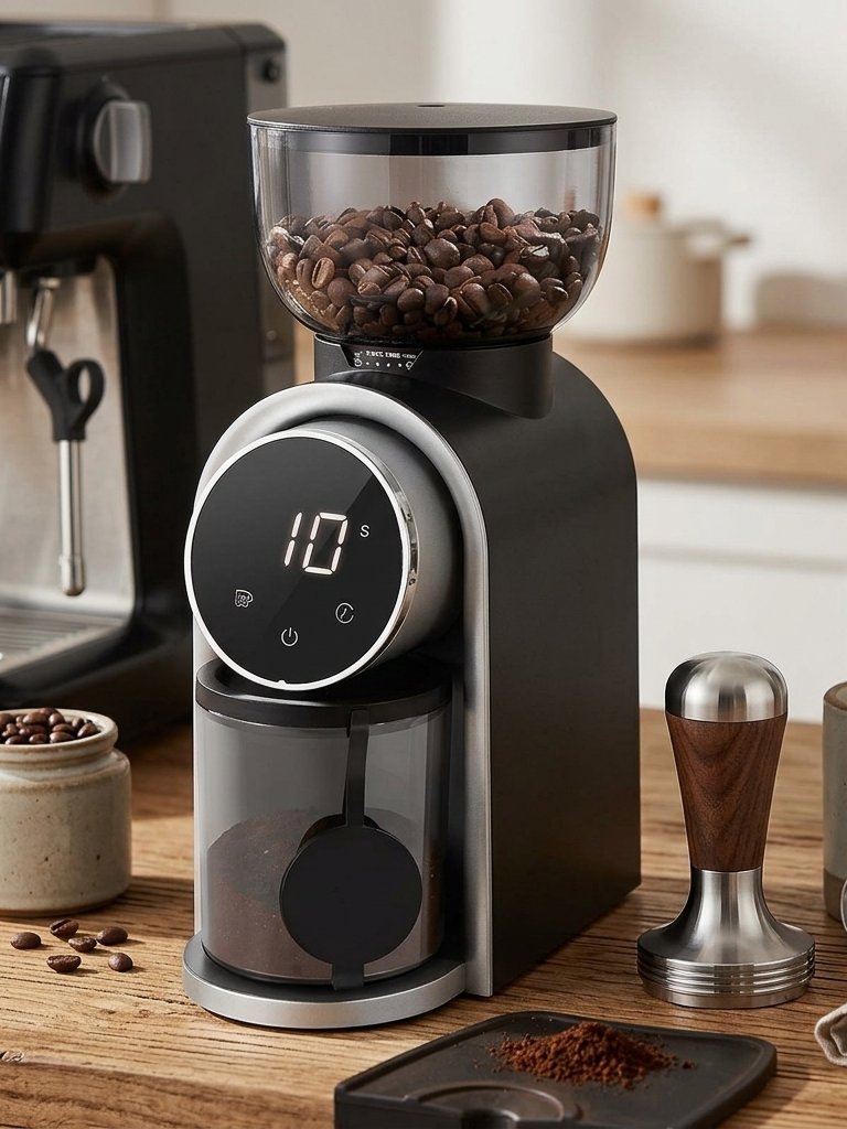 Electric Conical Burr Coffee Grinder with 31 Settings & Anti-Static Technology product image (19)