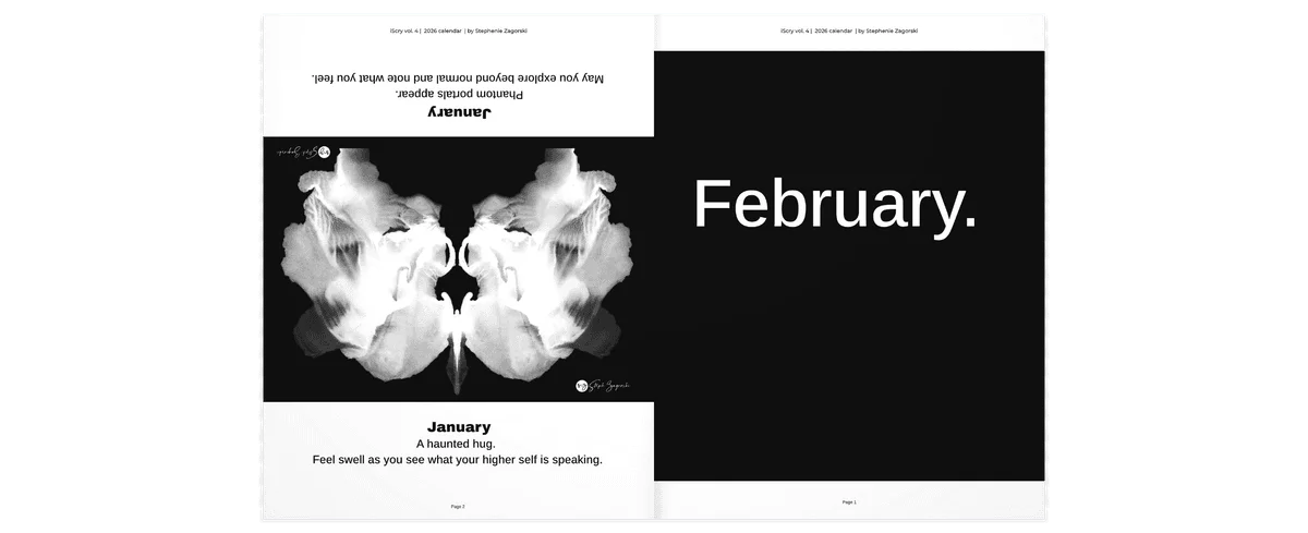 iScry vol. 4 MONTHLY MUSES | 48 inkblots | eBook/PDF product image (6)