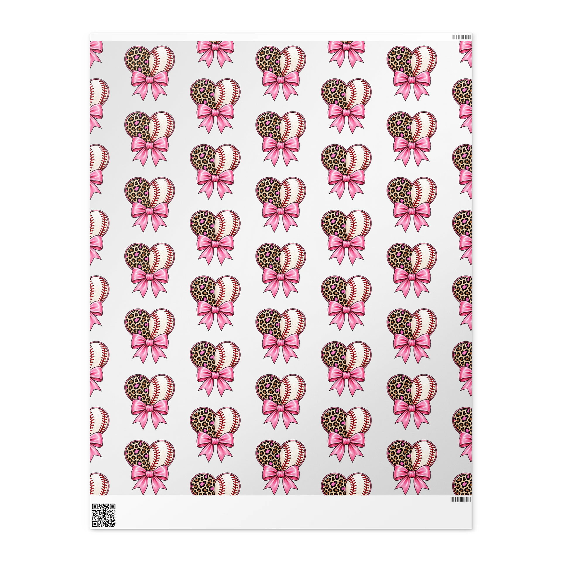 Bow Wrapping Paper | Year-Round Gift Wrap by Ballfield Mom product image (2)