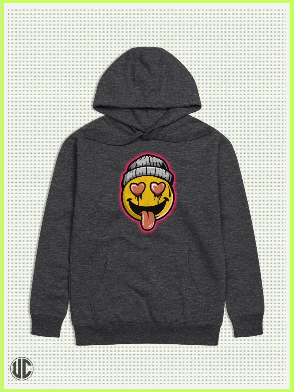 UnkoCon – No Filter Smiley Pullover Hoodie product image (1)